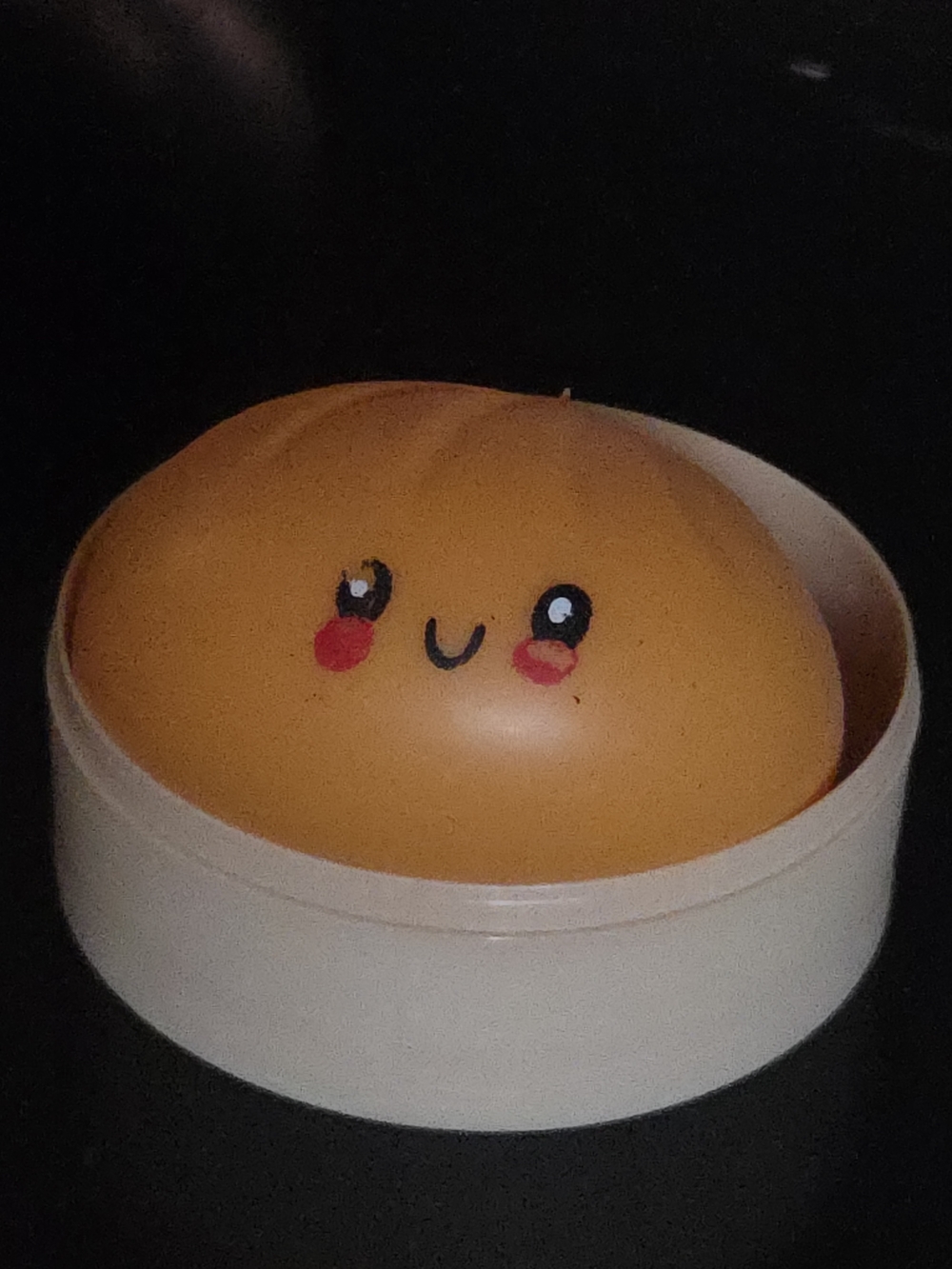 RMS Orange Dumpling Squishy Toy - Cute Smiley Face